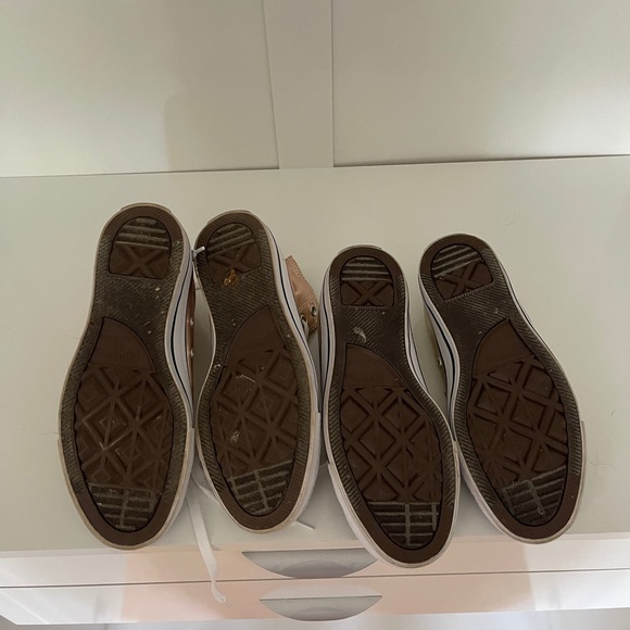 Converse rose gold and gold sneakers - Picture 5 of 5